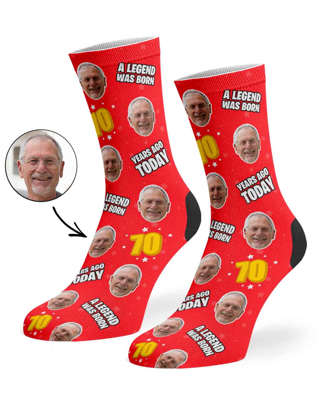 A Legend Was Born 70 Years Ago Today Socks