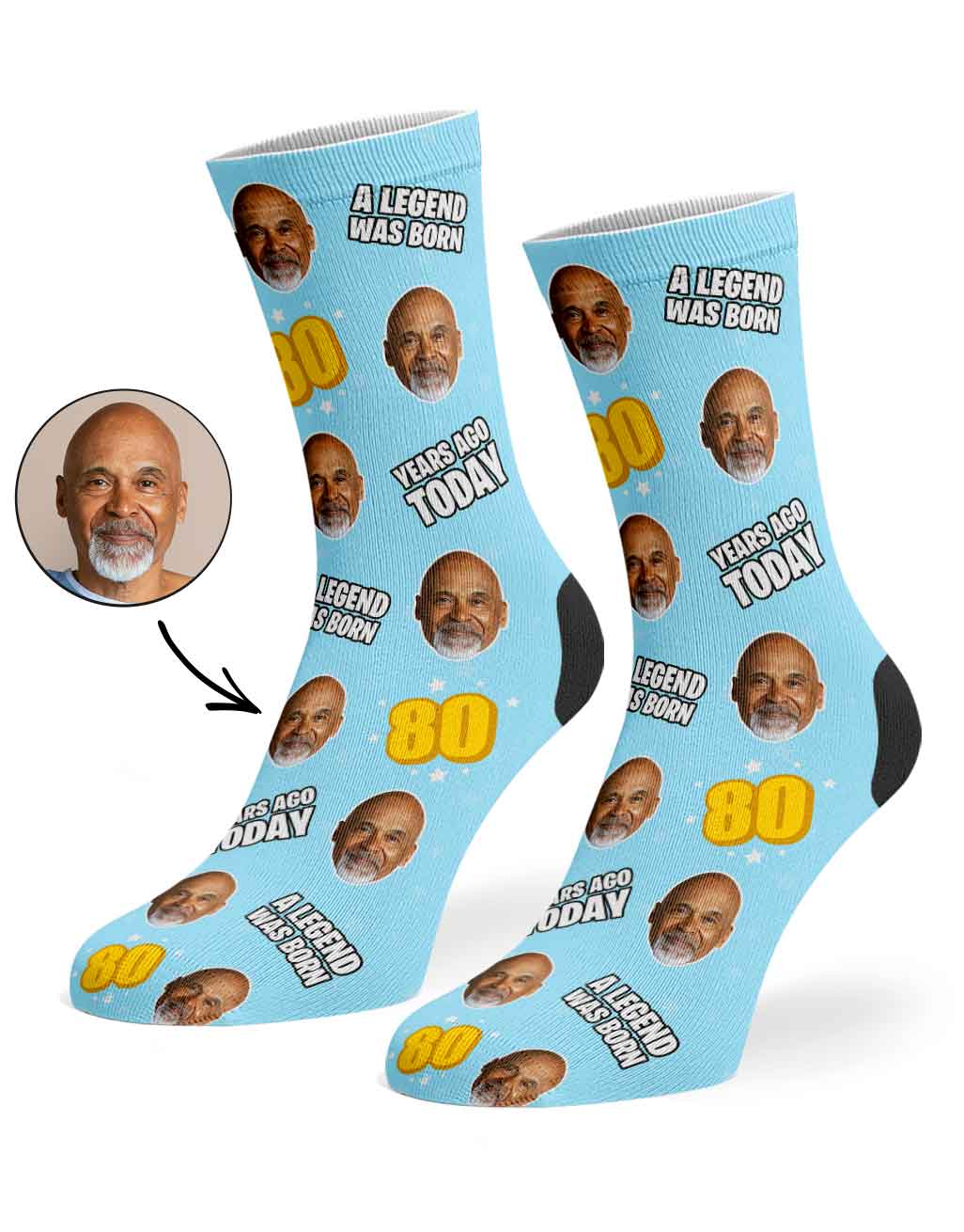 A Legend Was Born 80 Years Ago Today Socks