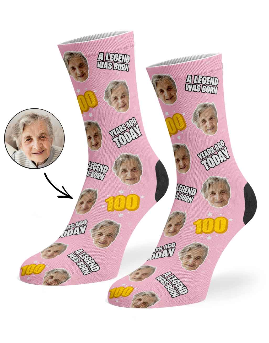 A Legend Was Born 100 Years Ago Today Socks