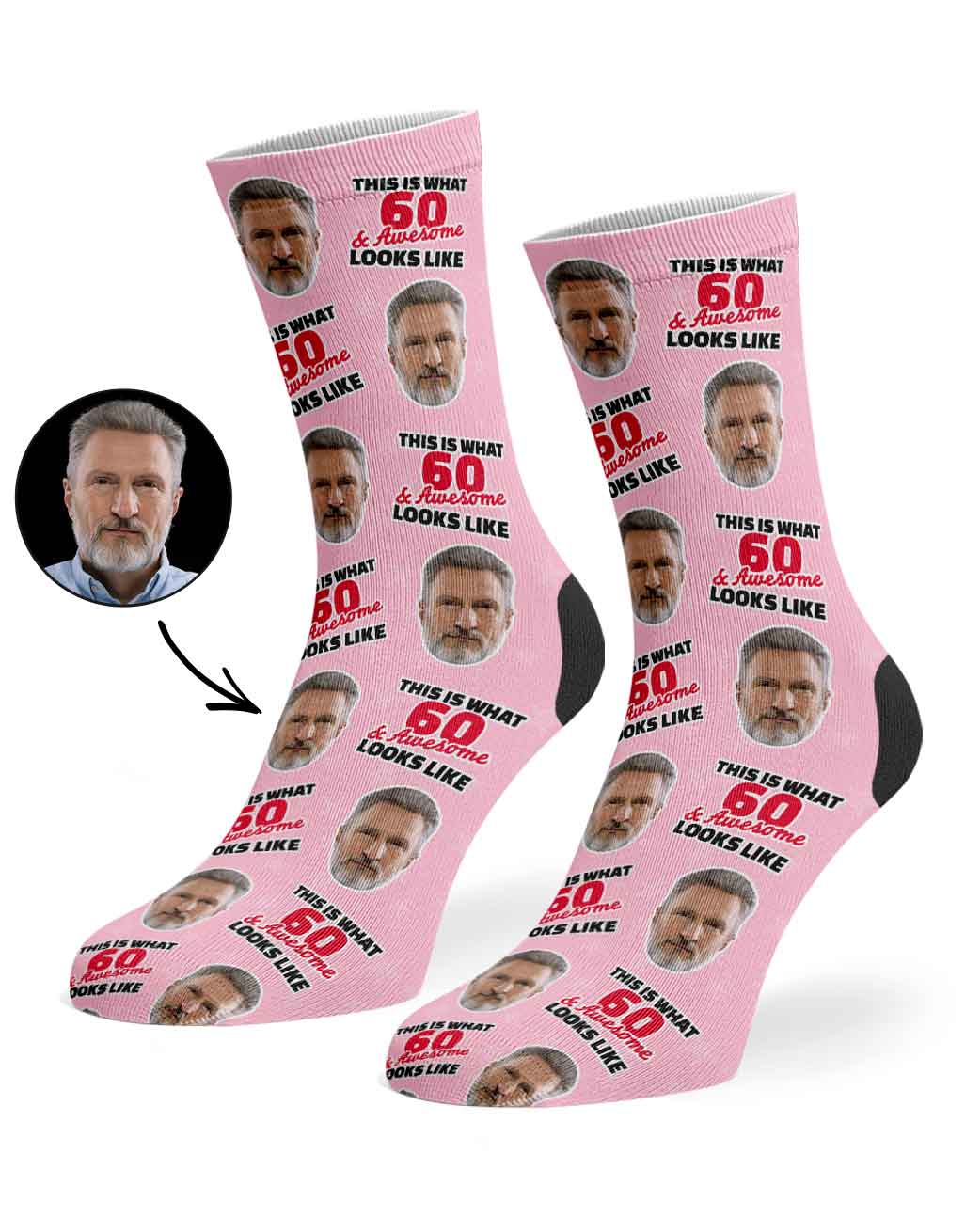 This Is What 60 & Awesome Looks Like Socks