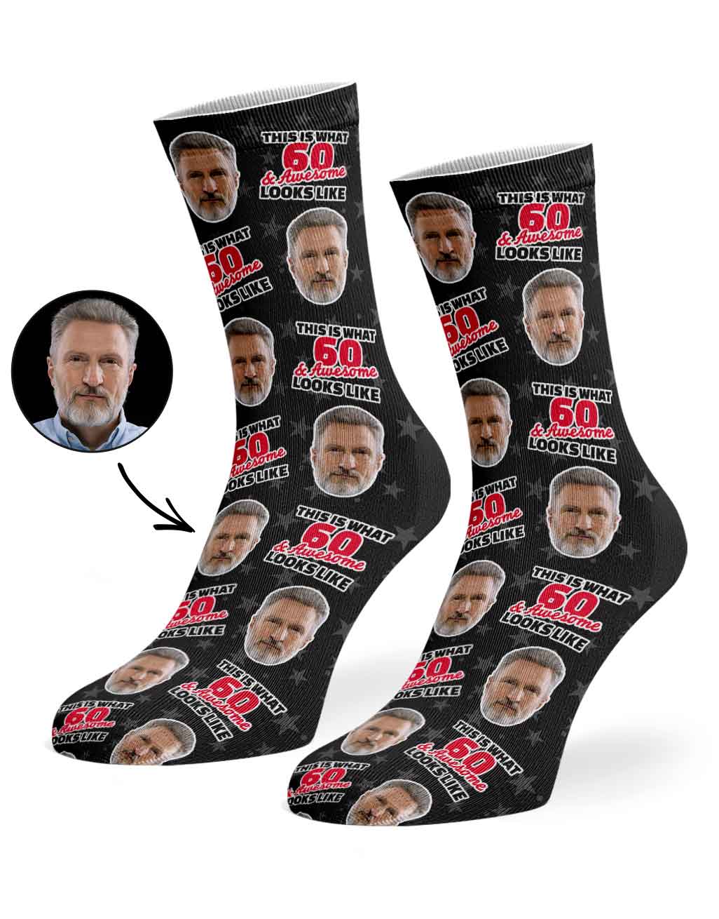 This Is What 60 & Awesome Looks Like Socks