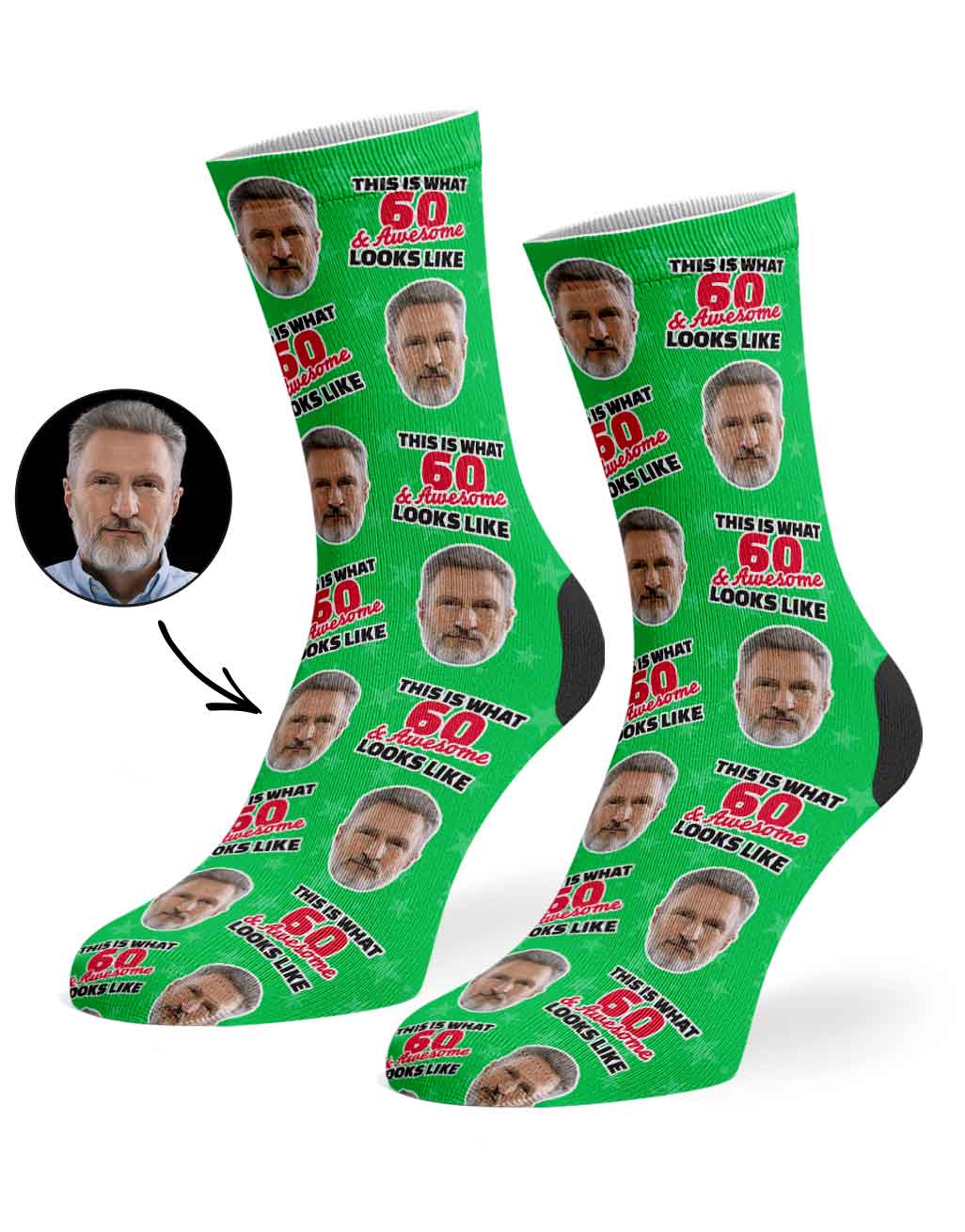This Is What 60 & Awesome Looks Like Socks