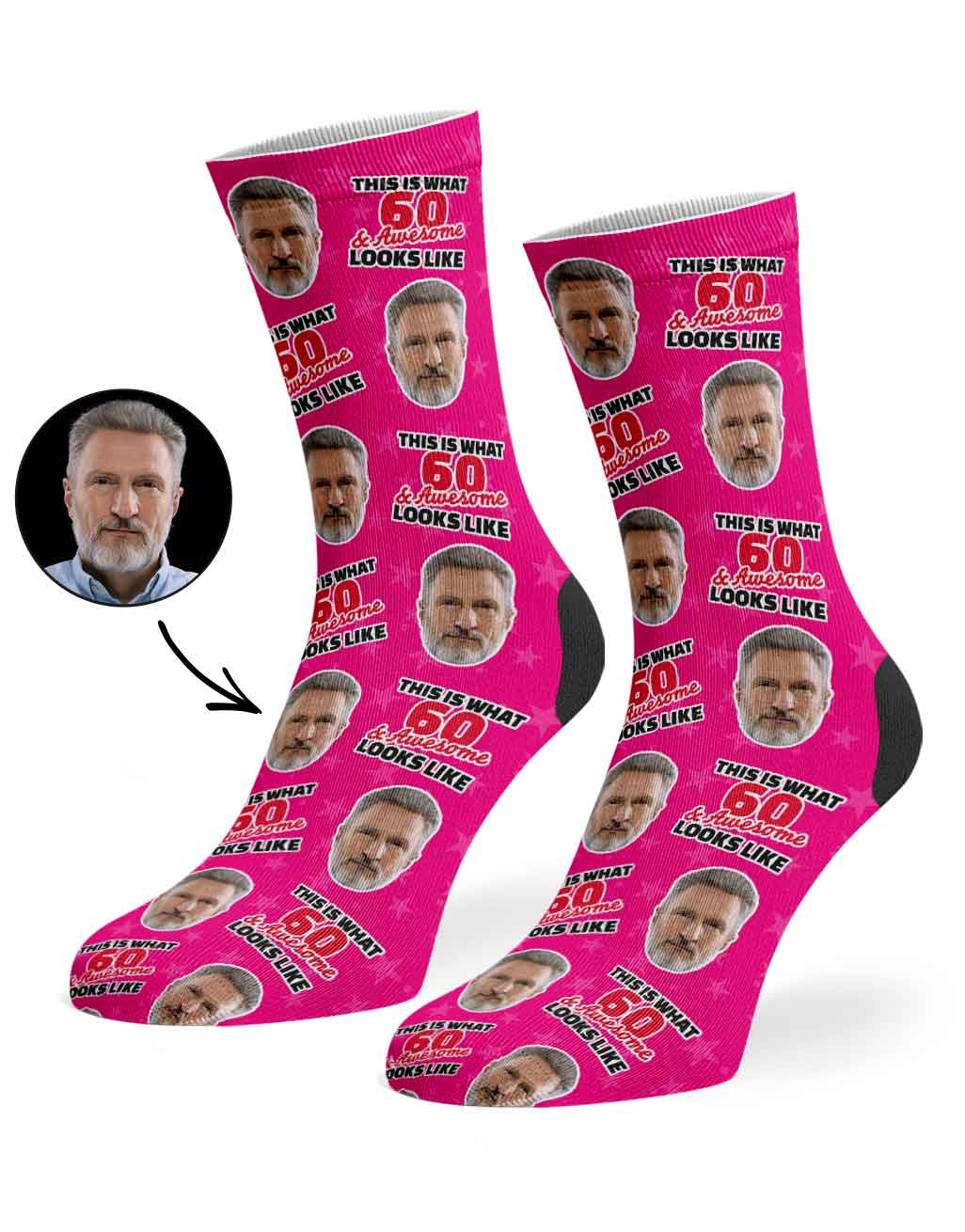 This Is What 60 & Awesome Looks Like Socks