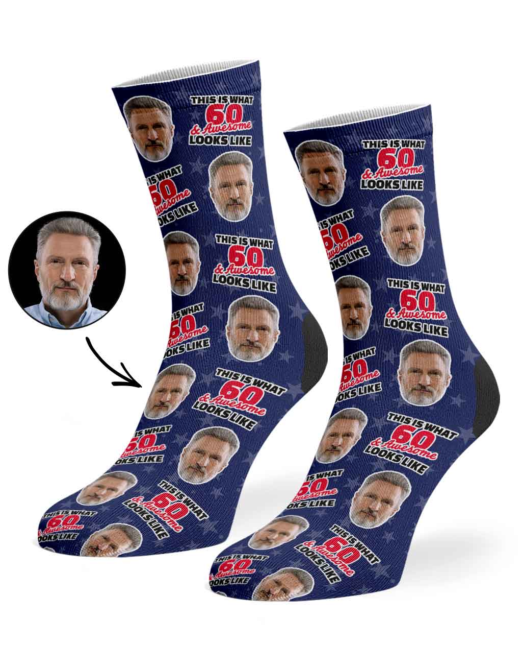 This Is What 60 & Awesome Looks Like Socks