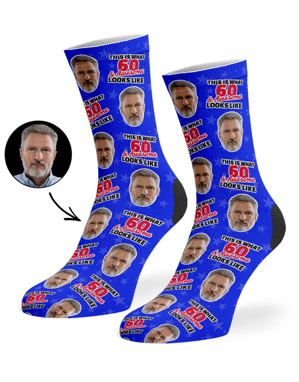 This Is What 60 & Awesome Looks Like Socks