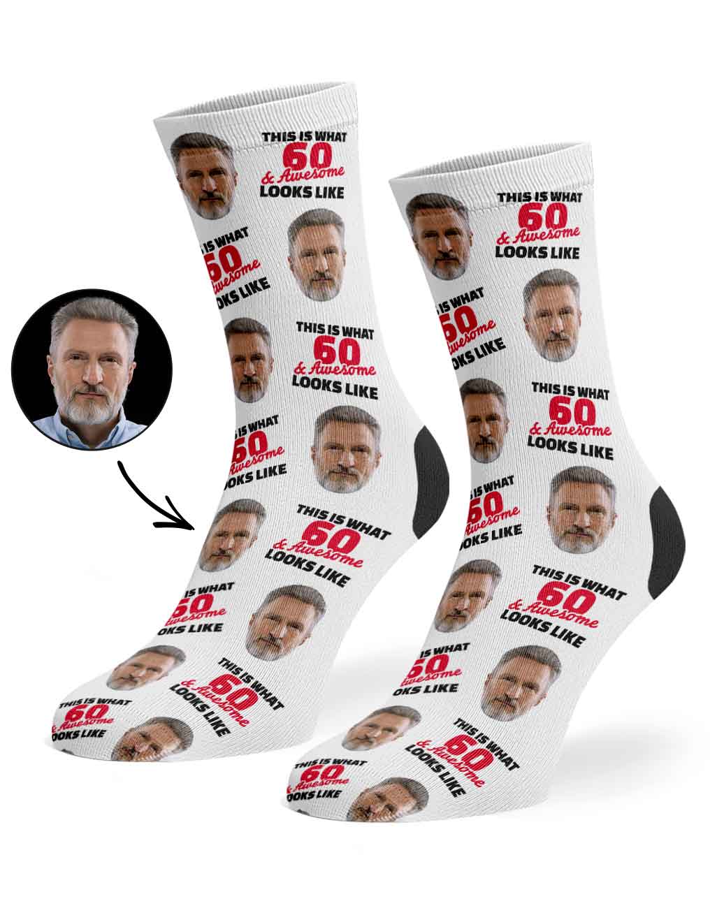 This Is What 60 & Awesome Looks Like Socks