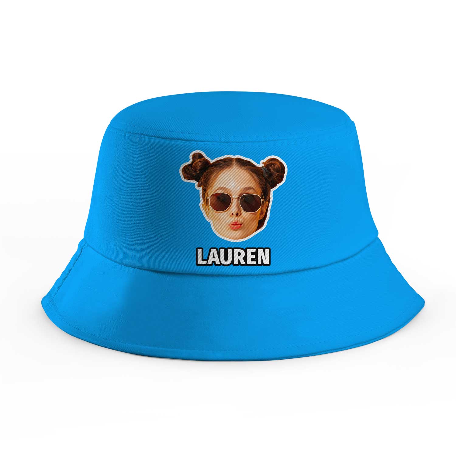 Single Face and Name Custom Bucket Hat