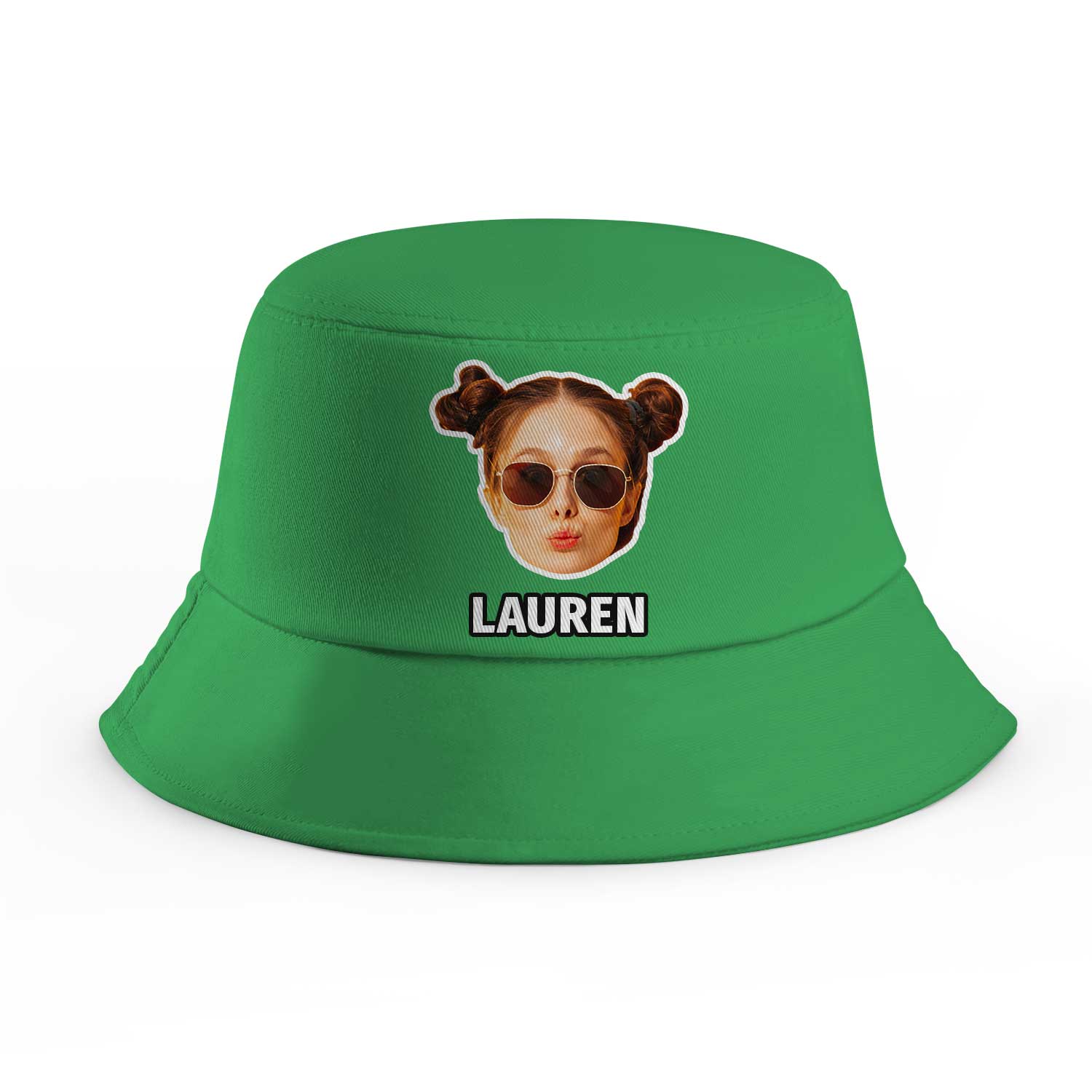 Single Face and Name Custom Bucket Hat