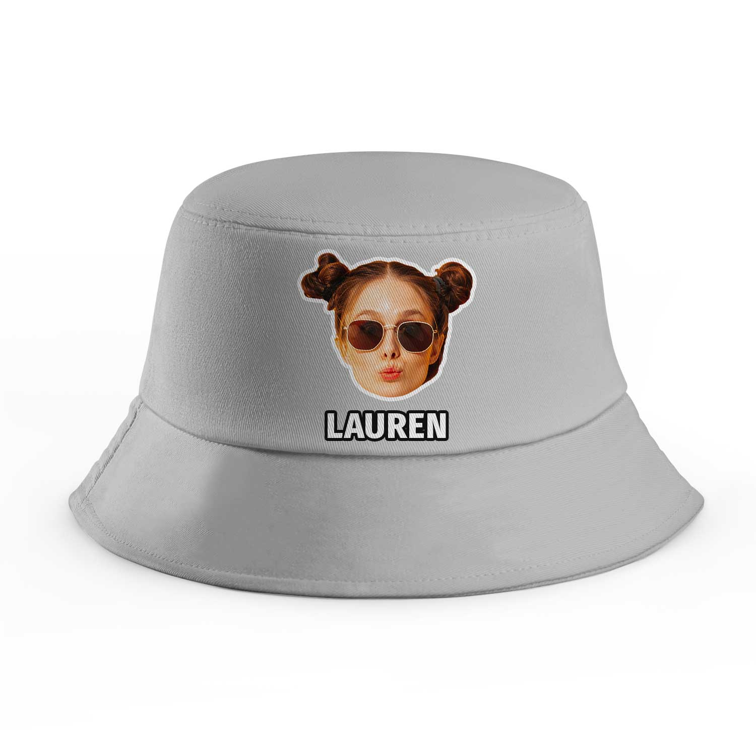 Single Face and Name Custom Bucket Hat