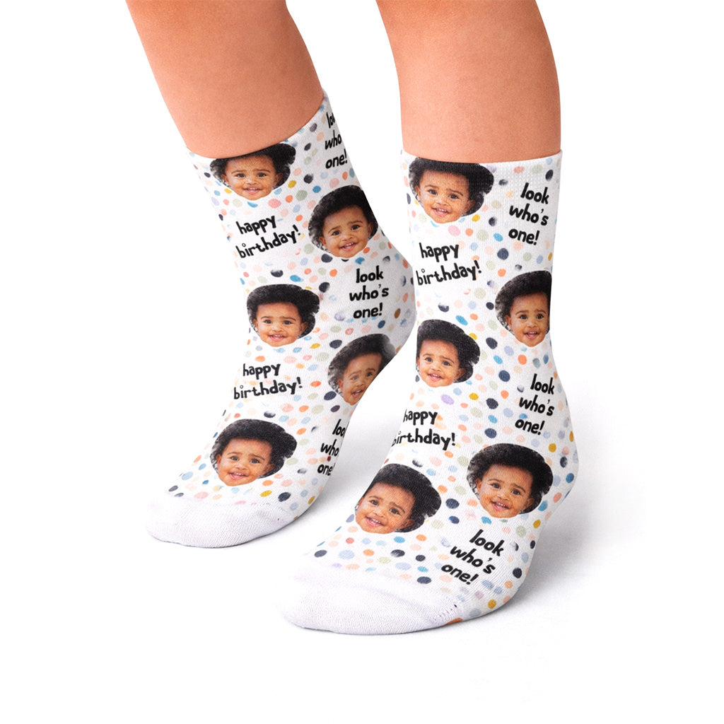 Baby's 1st Birthday Kids Socks