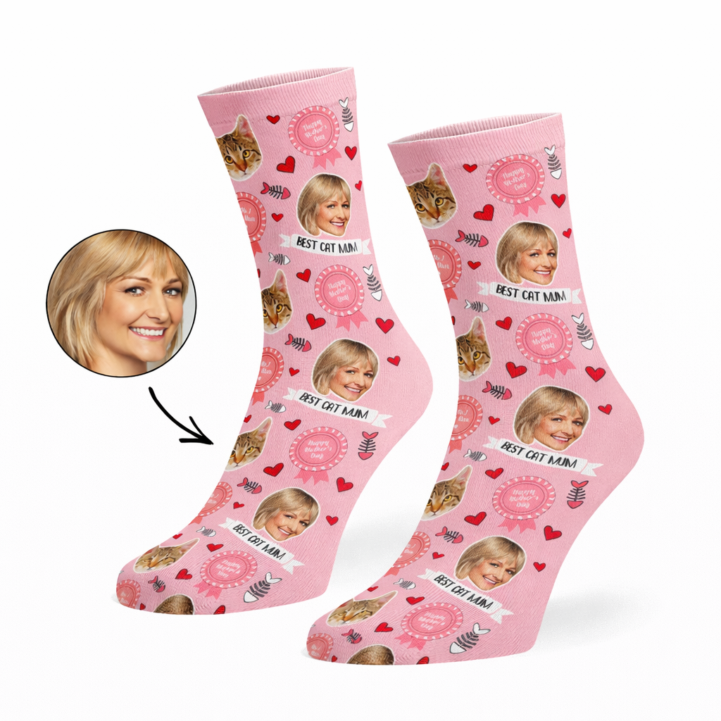 Best Cat Mum Socks