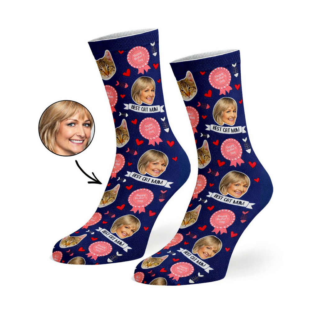 Best Cat Mum Socks