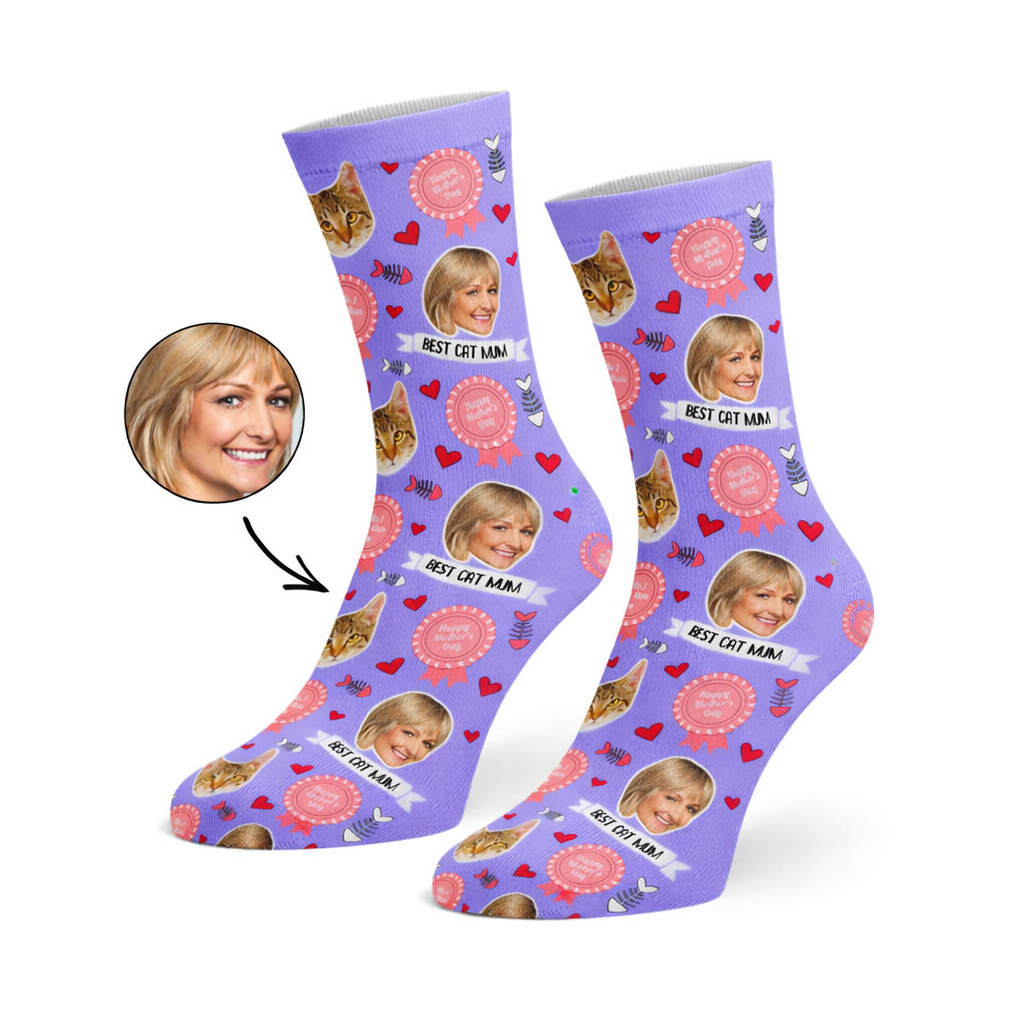 Best Cat Mum Socks