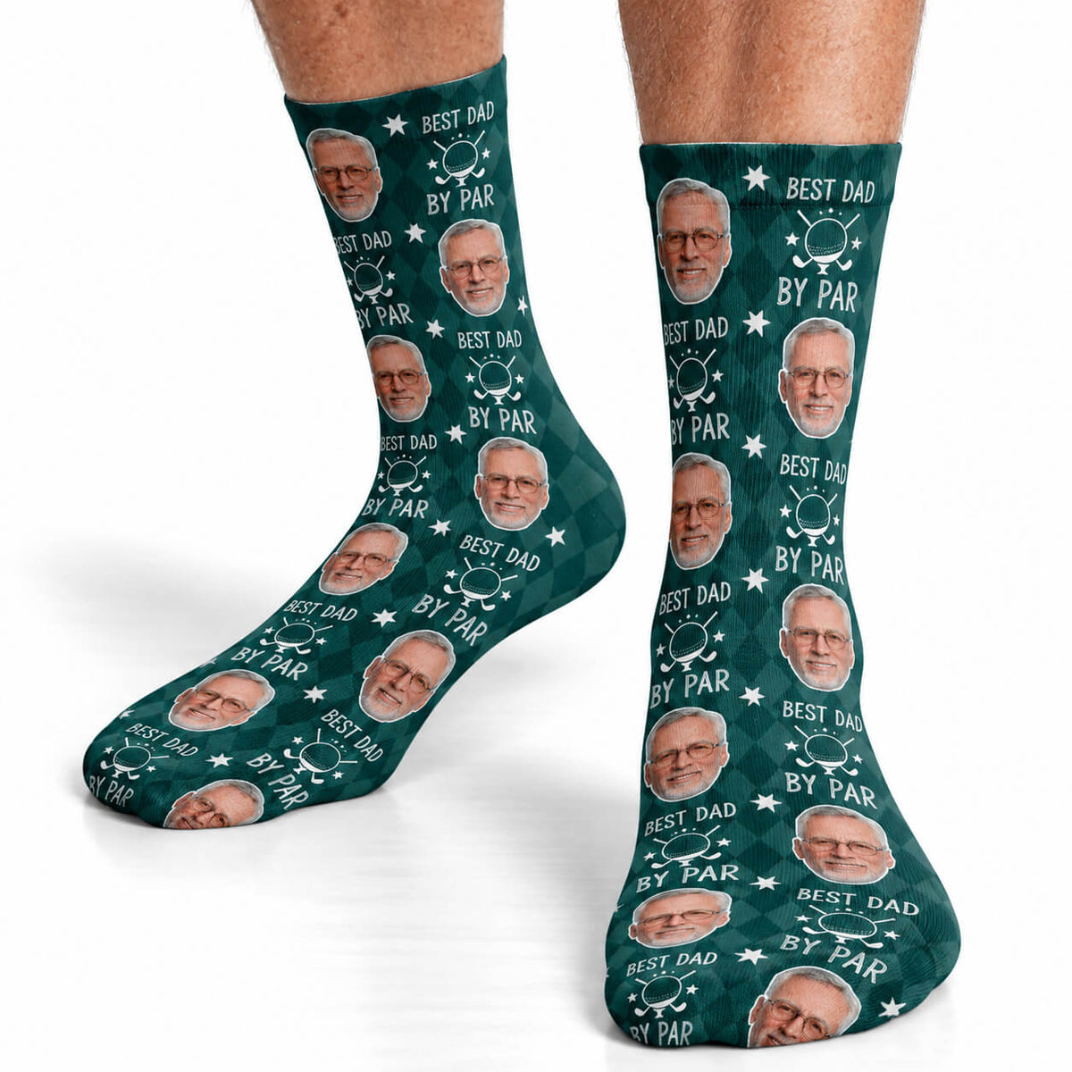 Best Dad By Par Socks