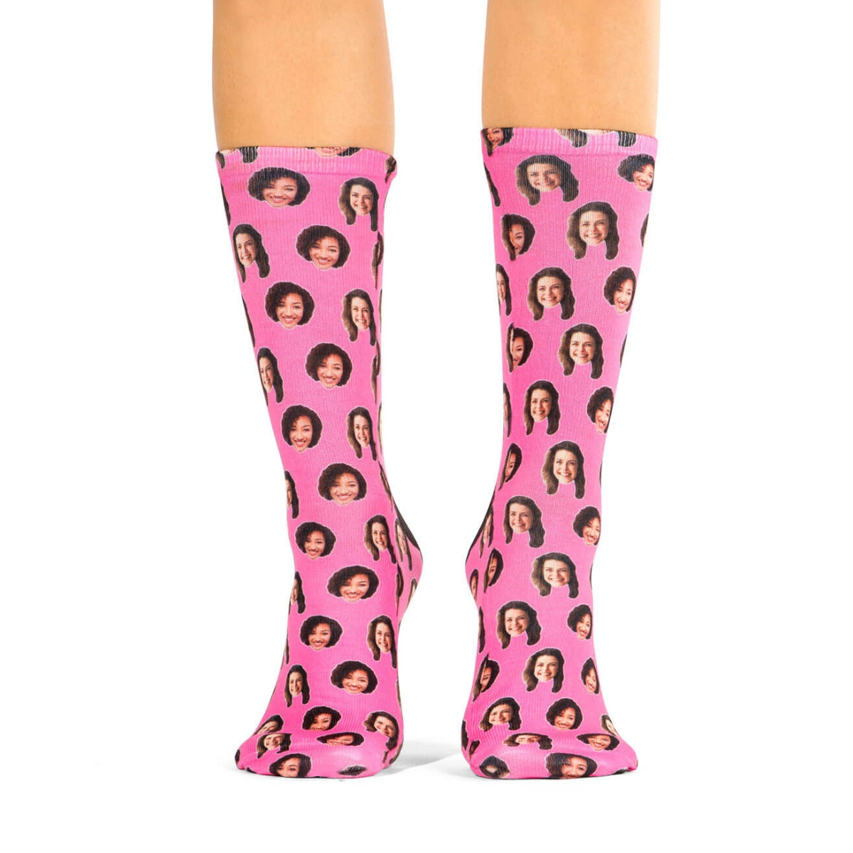 Best Friend Face Pattern Socks
