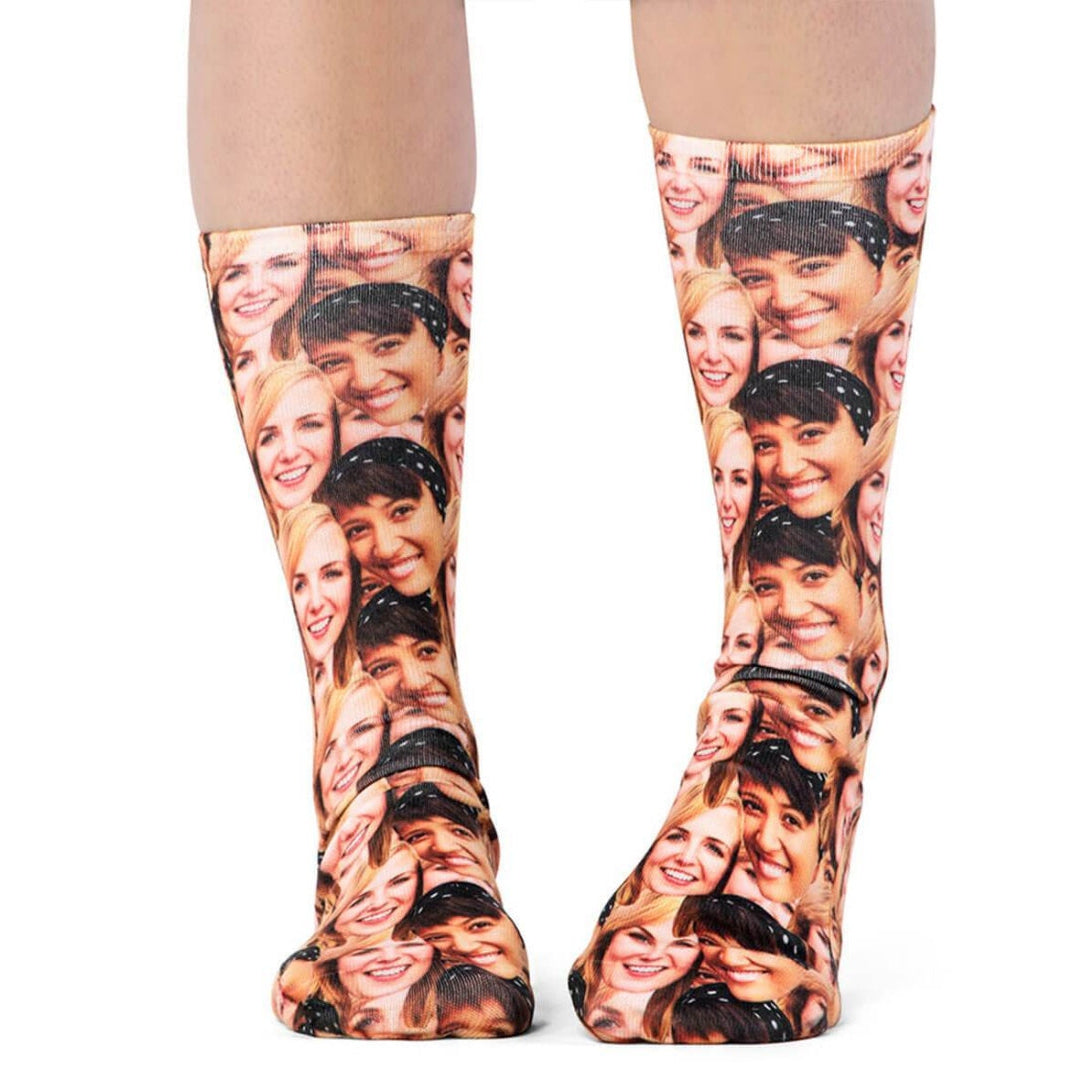 Best Friends Face Mash Socks