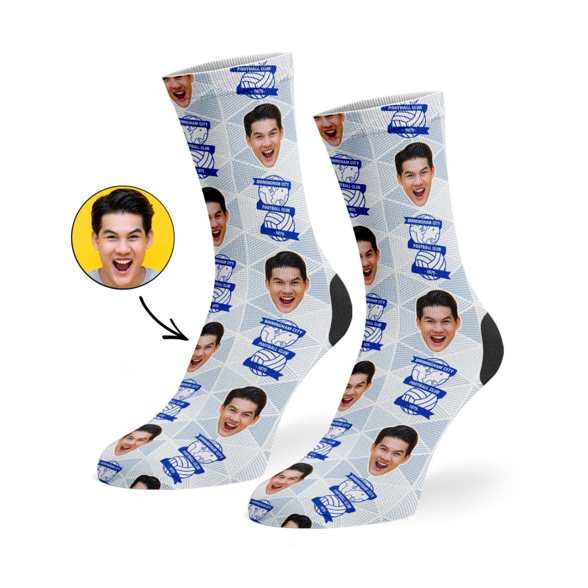 Birmingham City FC Pattern Socks