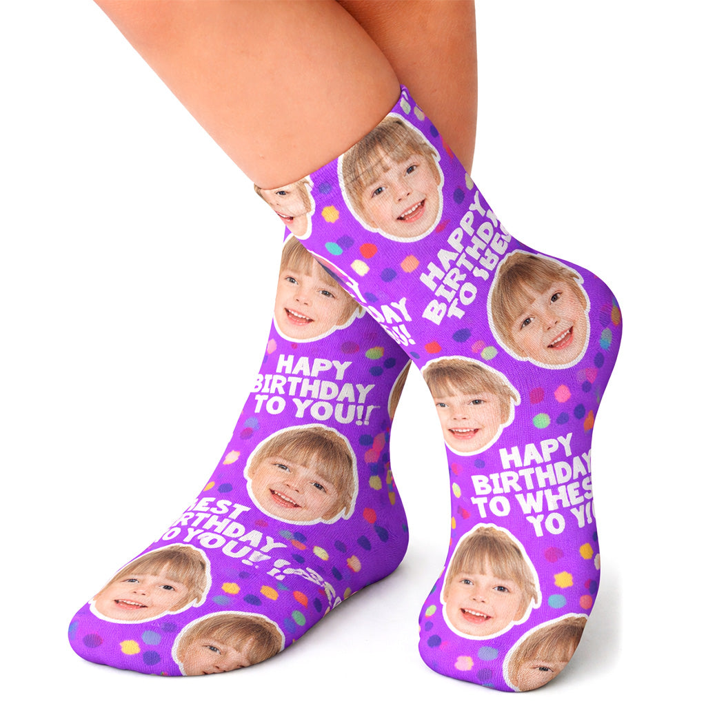 Birthday Party Kids Socks