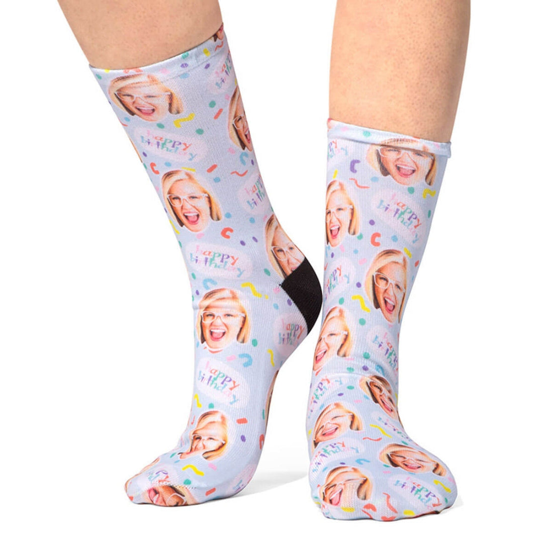 Birthday Squiggle Socks