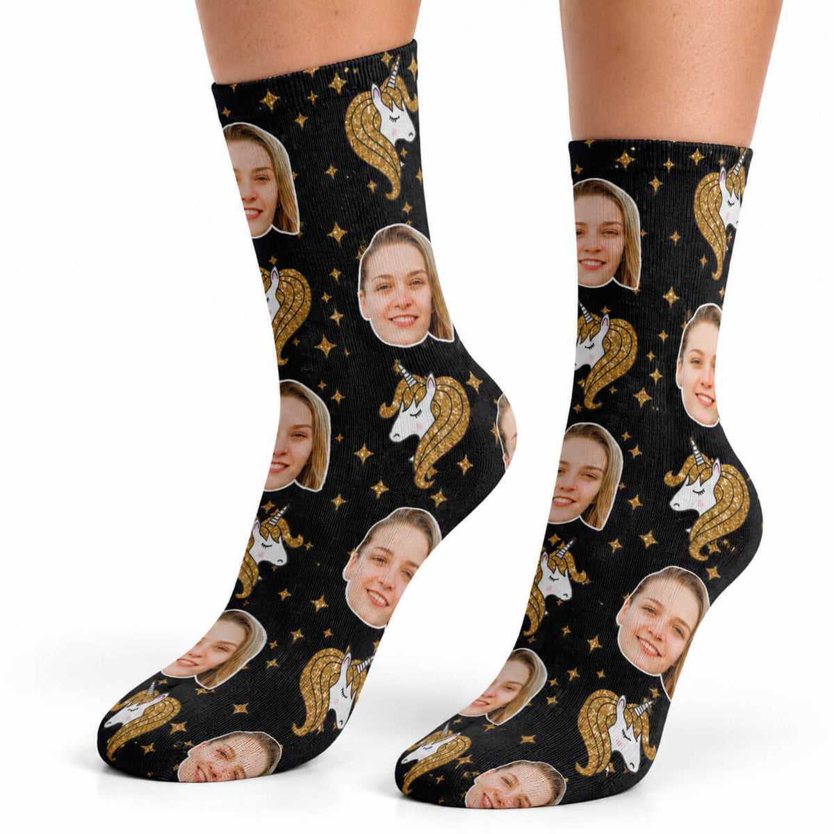 Glitter Unicorn Socks