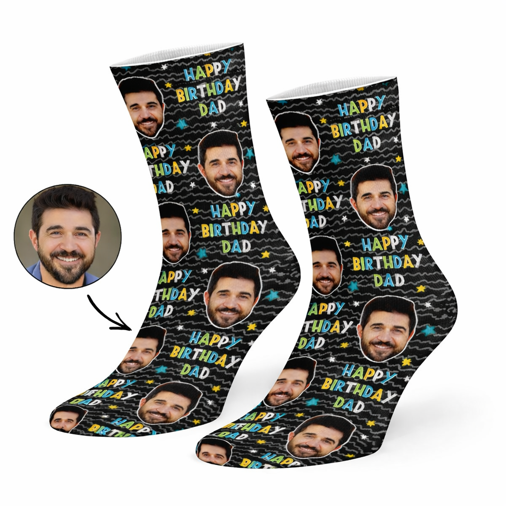 Happy Birthday Dad Socks