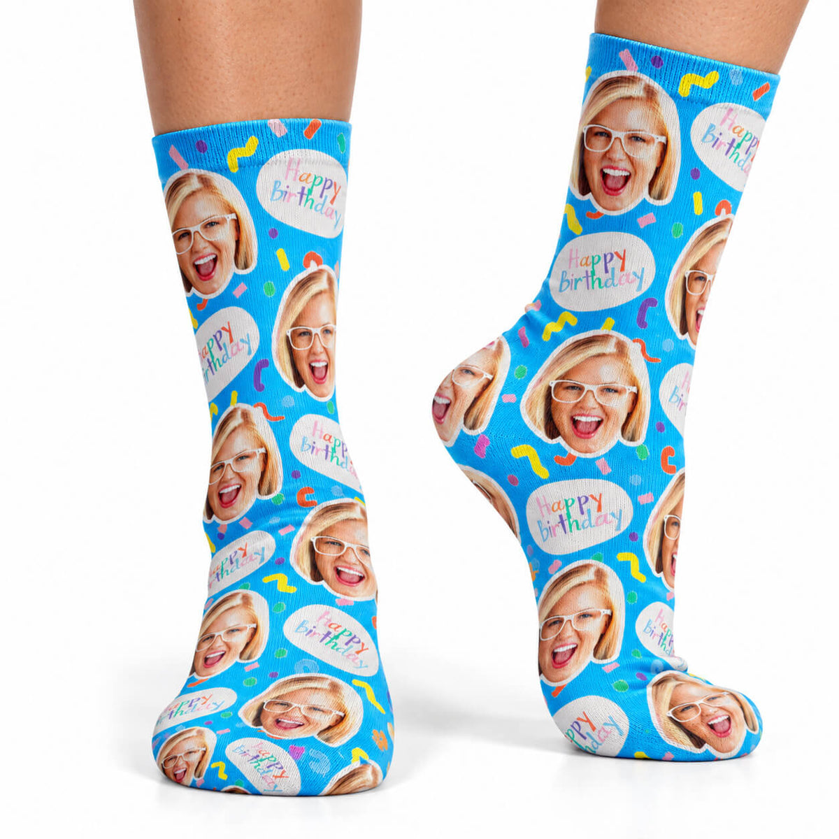 Birthday Squiggle Socks