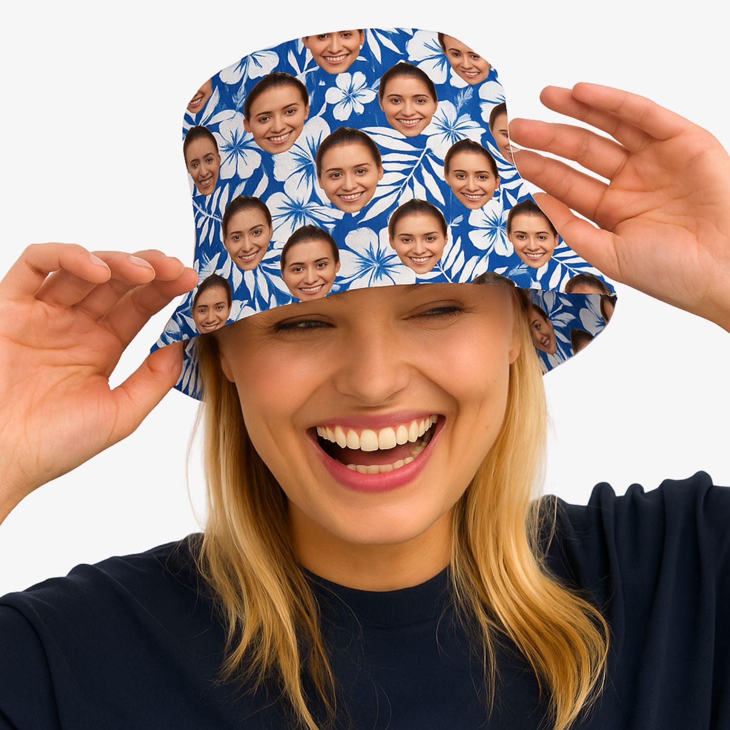 Hawaiian Blue Custom Bucket Hat