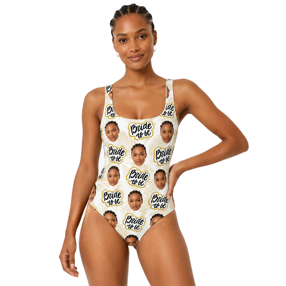 Bride To Be Swimsuit Personalised With Face