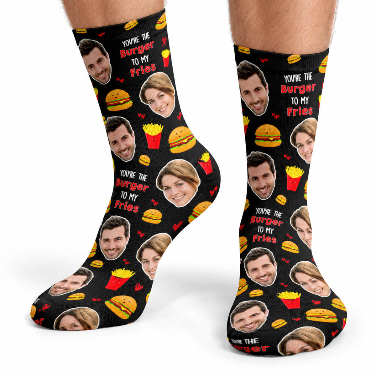 Burger To My Fries Socks
