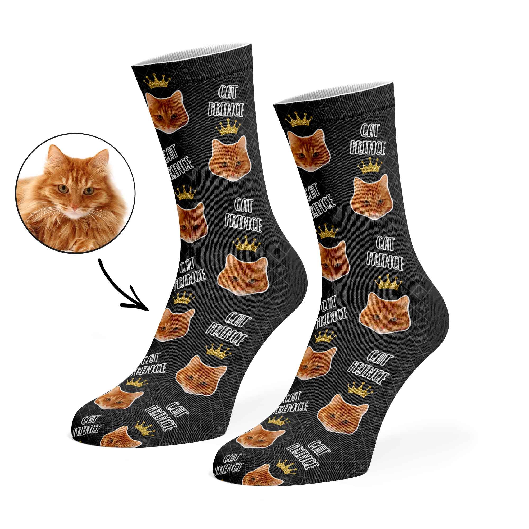 Cat Prince Socks