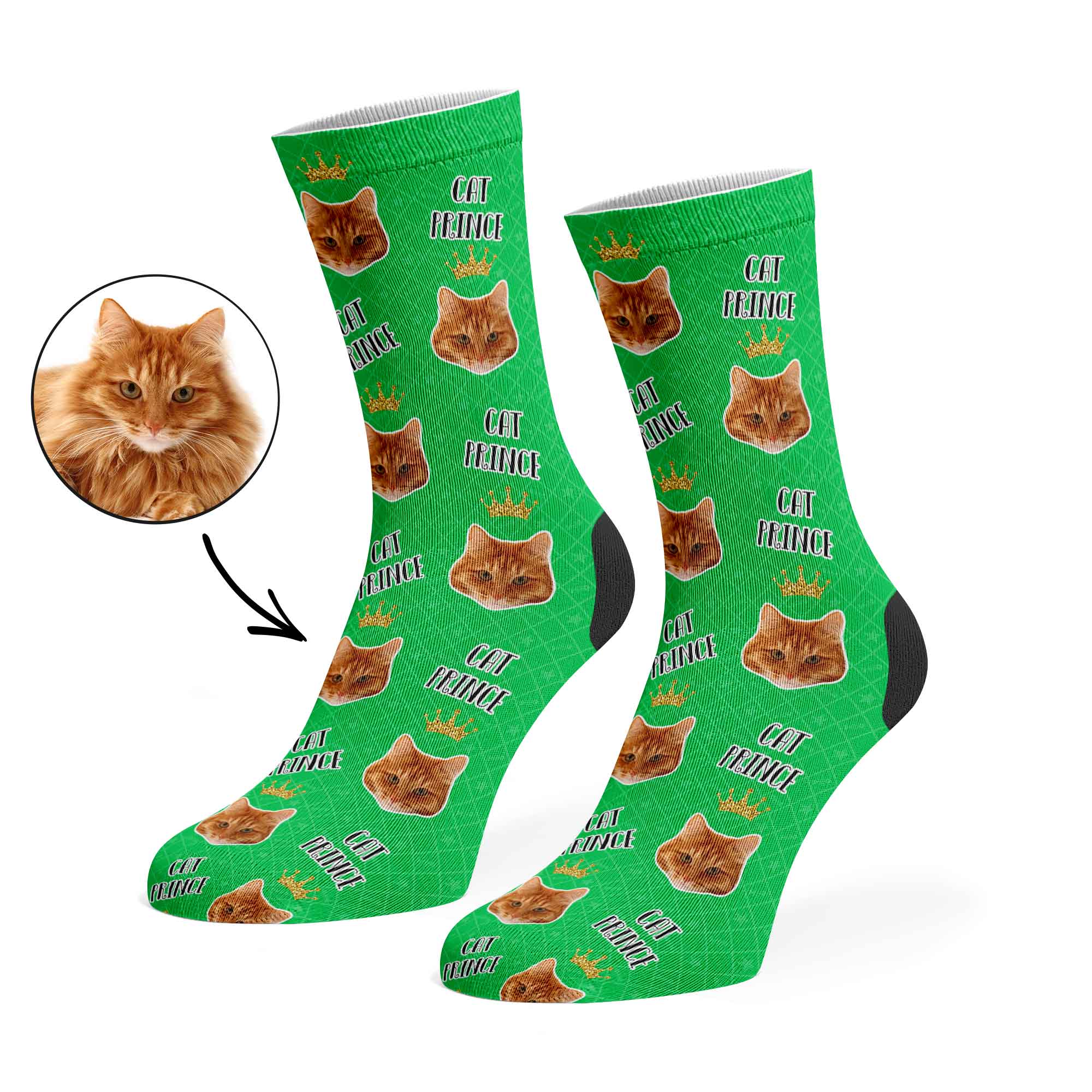Cat Prince Socks