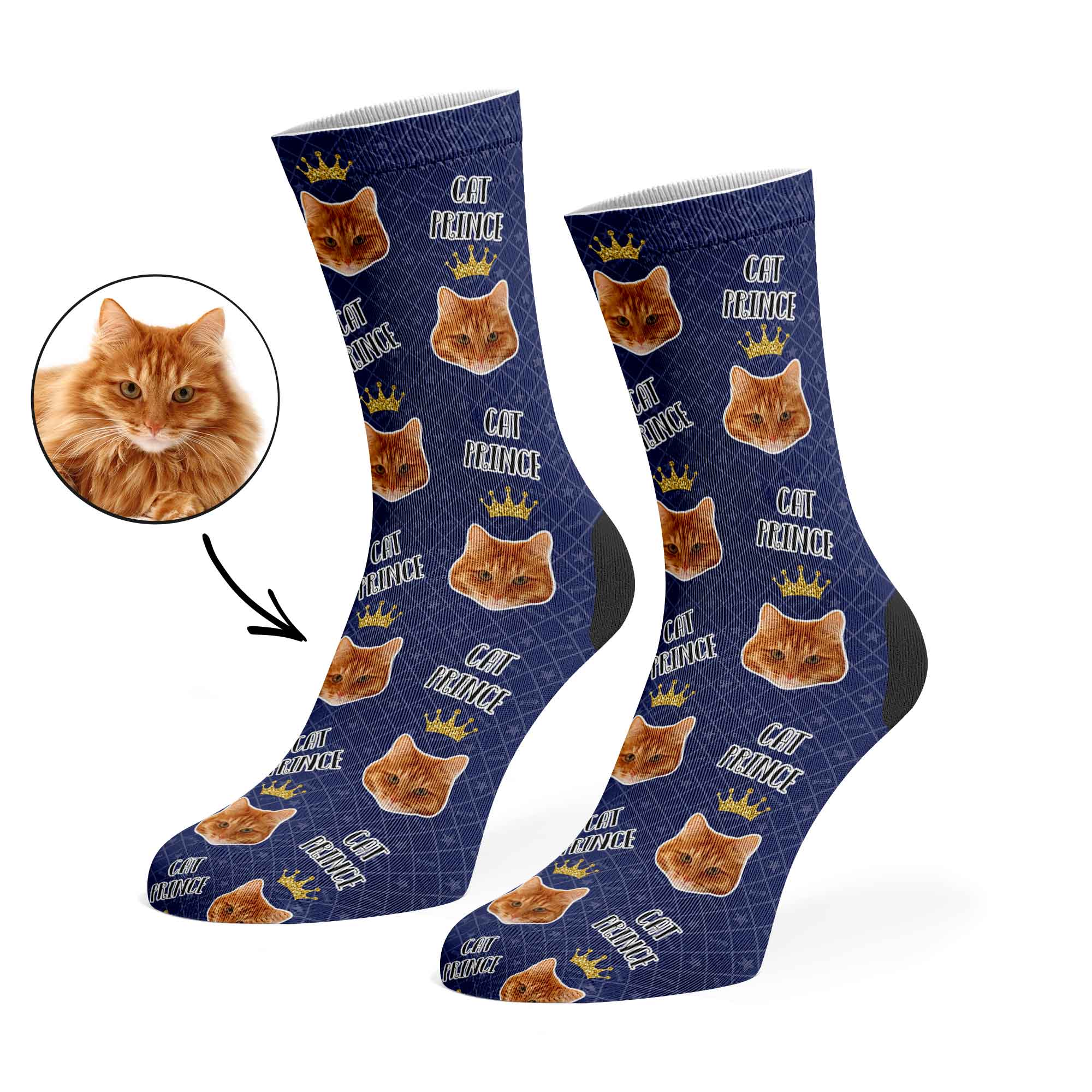 Cat Prince Socks