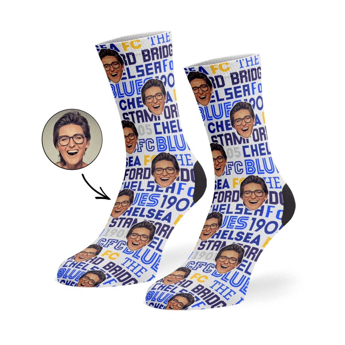 Chelsea FC Pattern Socks