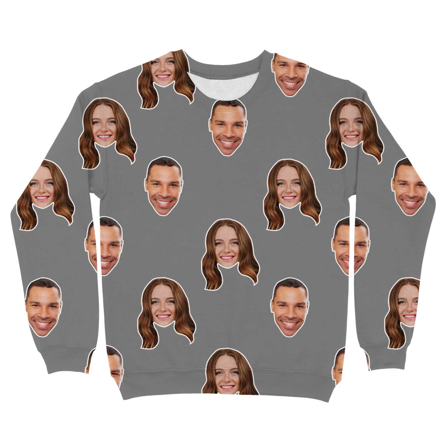 Couples Face Sweatshirt