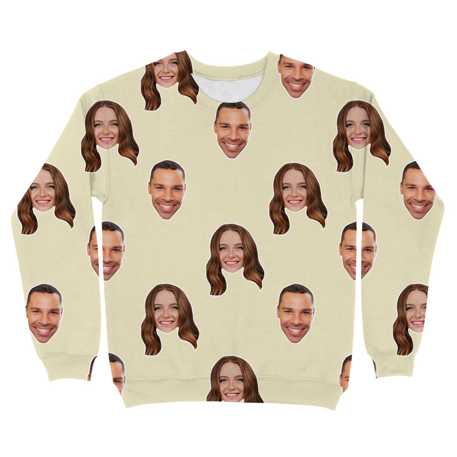 Couples Face Sweatshirt