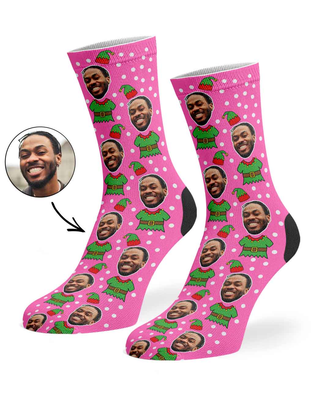 Elf Face Socks