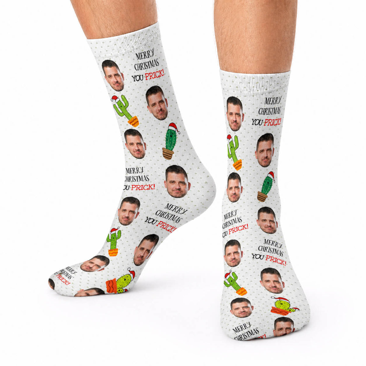 Merry Christmas You Prick Socks