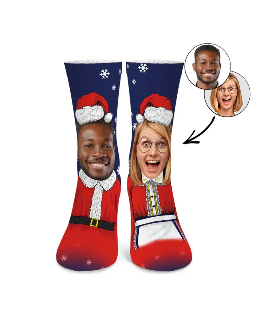 Mr & Mrs Claus Socks