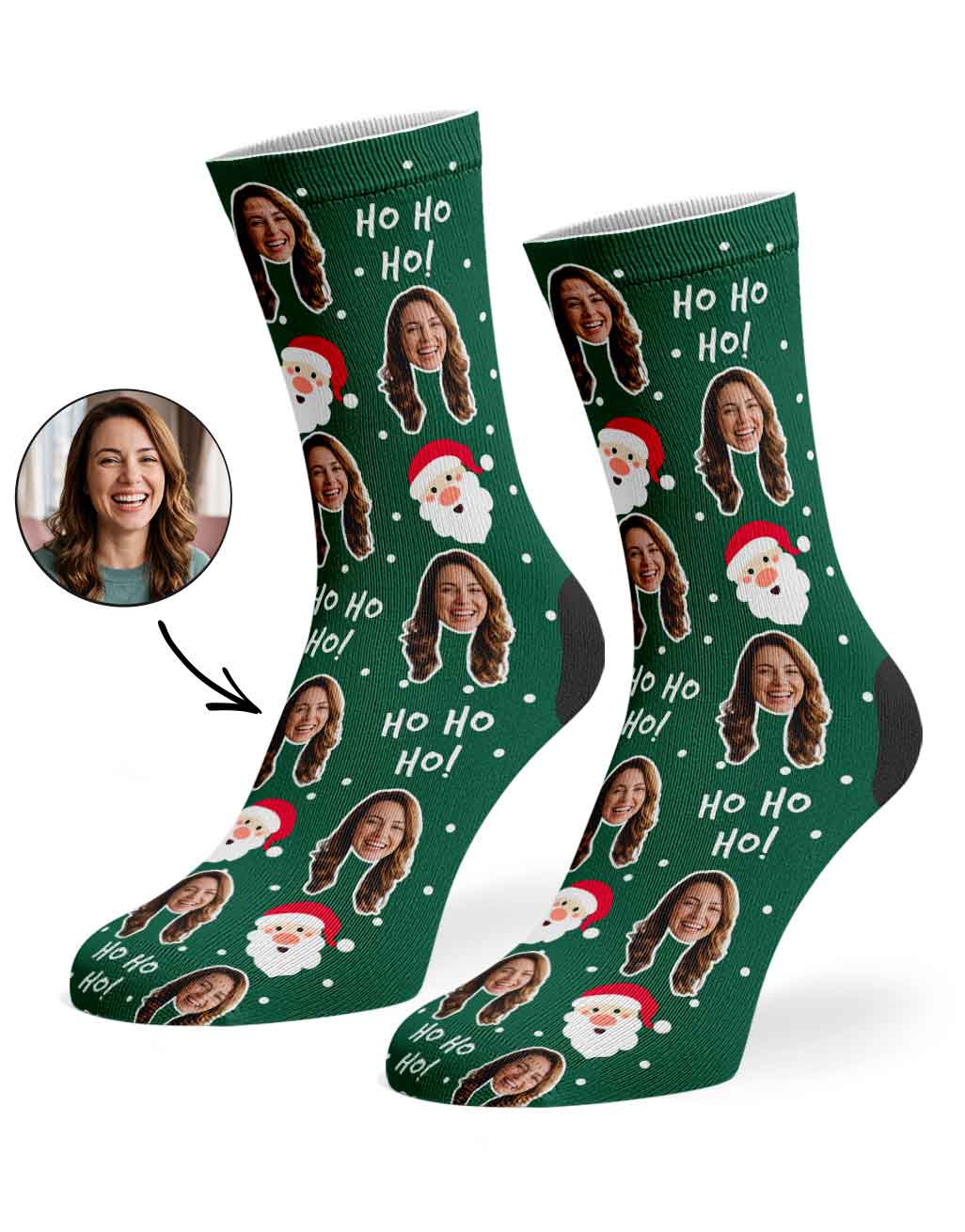 Santa Ho Ho Ho! Socks