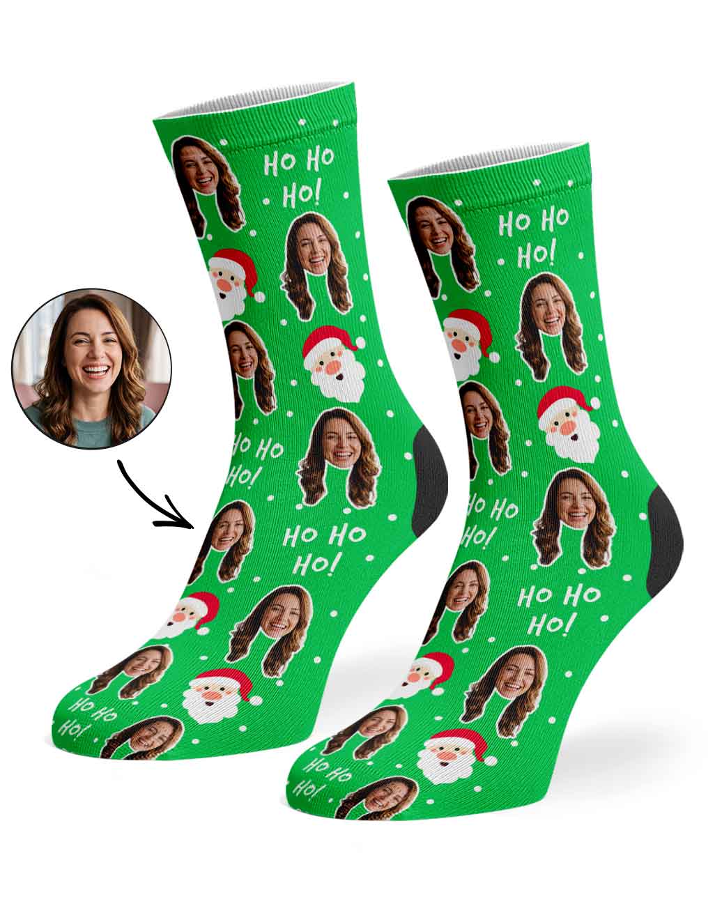 Santa Ho Ho Ho! Socks