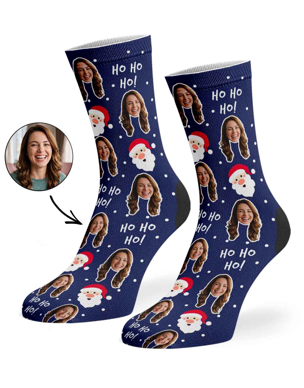 Santa Ho Ho Ho! Socks