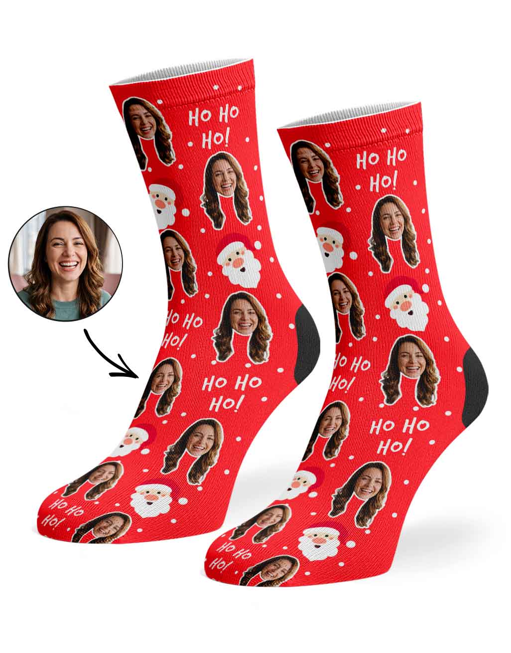 Santa Ho Ho Ho! Socks