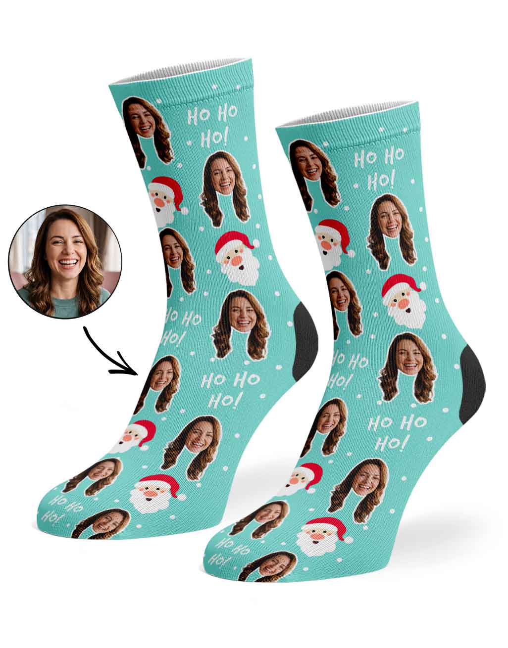Santa Ho Ho Ho! Socks