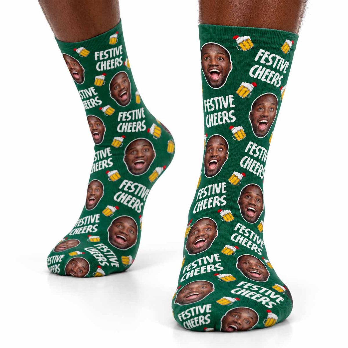 Festive Cheers Christmas Beer Socks