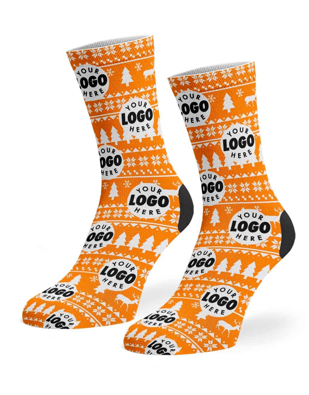 Your Logo Nordic Christmas Socks