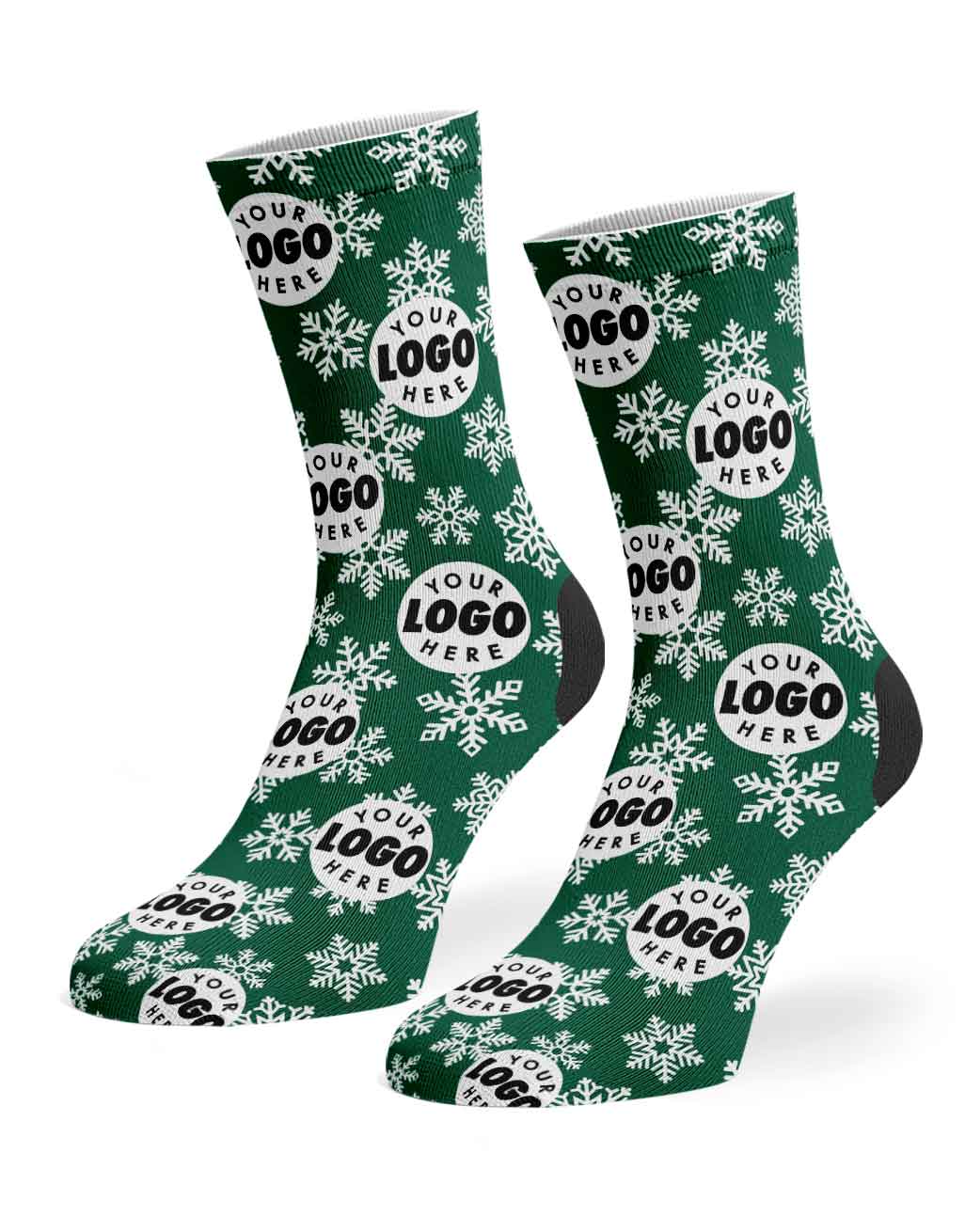 Snowflake Logo Christmas Socks