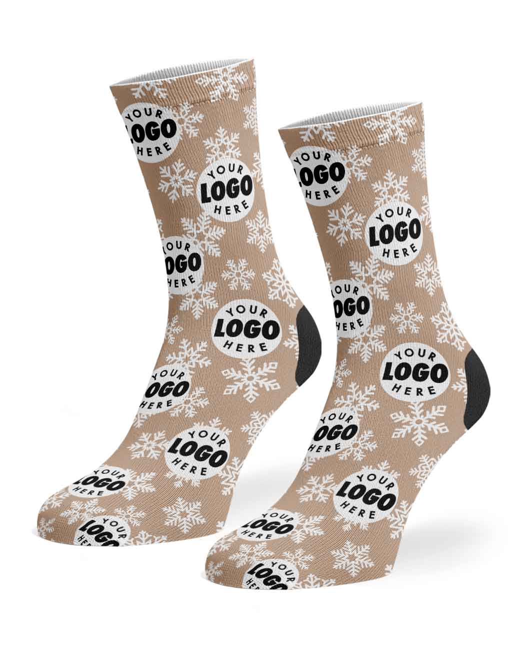 Snowflake Logo Christmas Socks