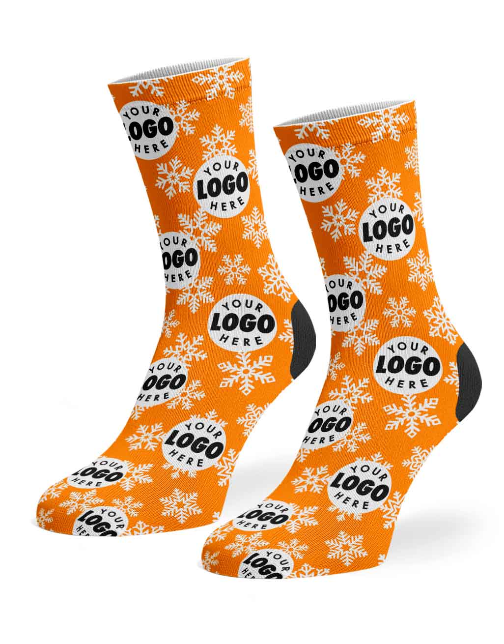 Snowflake Logo Christmas Socks