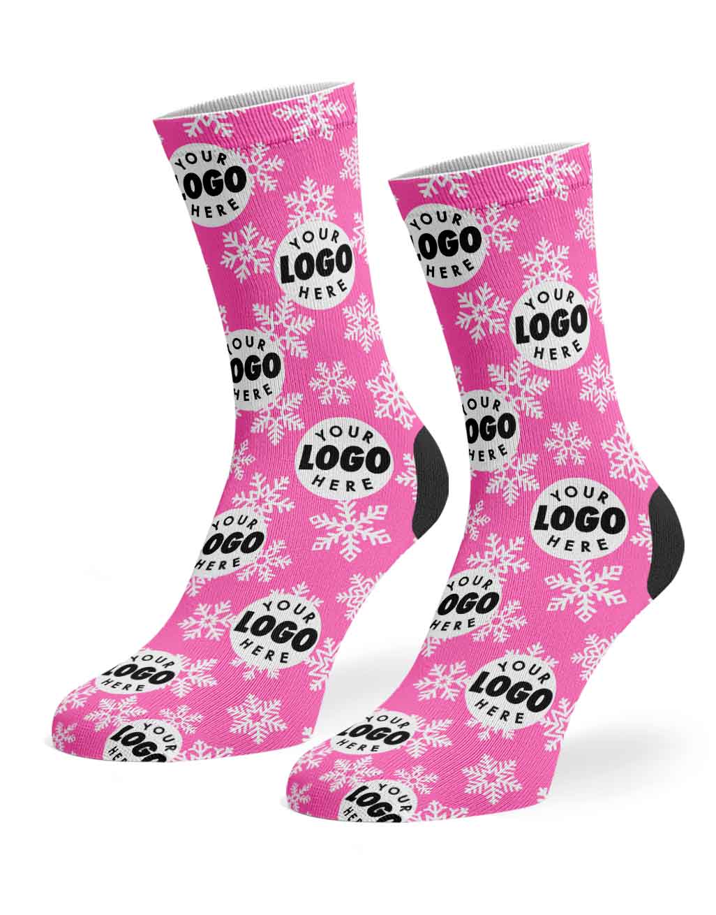 Snowflake Logo Christmas Socks
