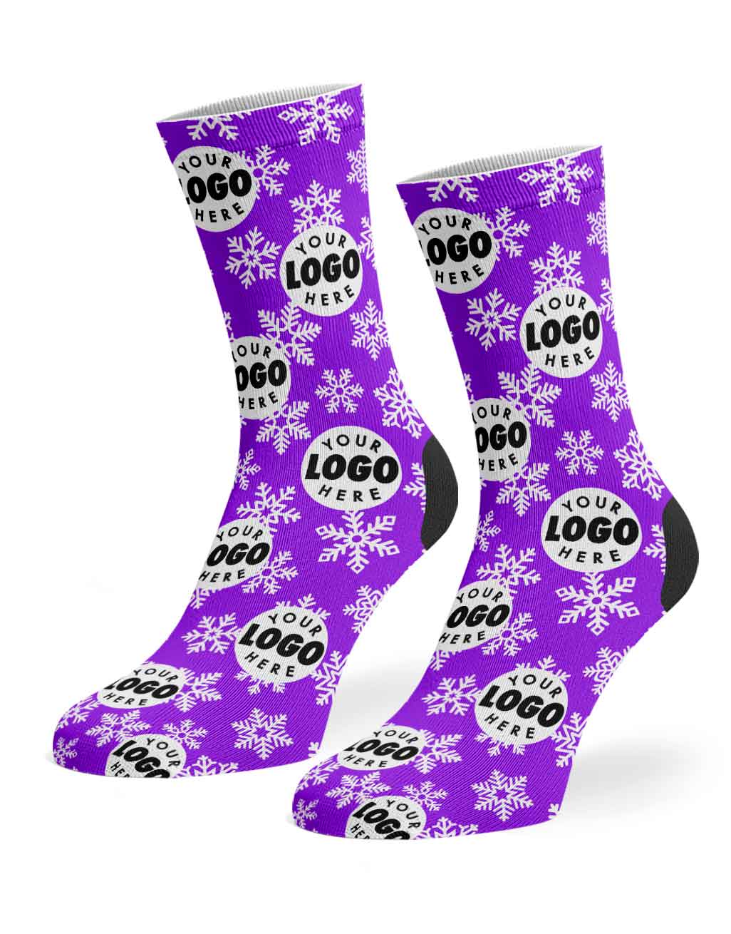 Snowflake Logo Christmas Socks